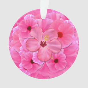 Adorno Hibisco rosado