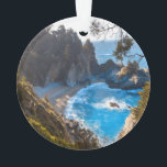 Adorno Hidden Beach Paradise Ocean Waves<br><div class="desc">Olas Hidden Beach Paradise Ocean. Si sueñas con escapar y necesitas una foto de un escape... esto es TI. El lugar de sus sueños se ha animado en esta playa con una playa de arena perfecta y aislada con olas tranquilas.</div>