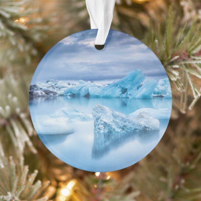 Adorno Hielo y nieve | Laguna Jokulsarlon, Islandia (Árbol)