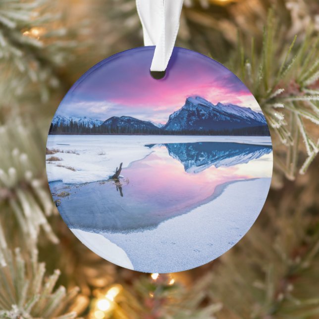 Adorno Hielo y nieve | Mt. Rundle, Canadá (Árbol)