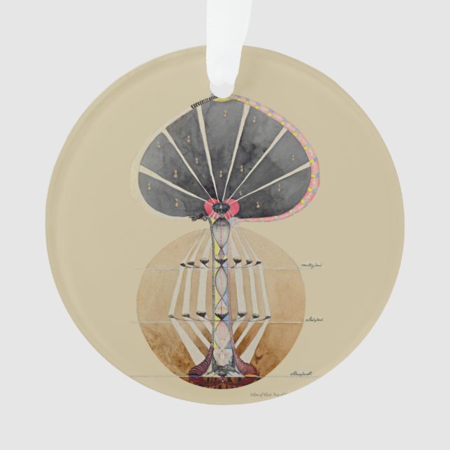 Adorno Hilma af Klint - Árbol del conocimiento, Nº 3 (Anverso)