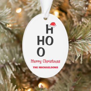 Adorno Ho Ho Ho: Feliz Navidad