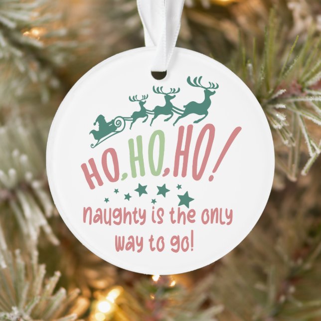 Adorno Ho Ho Ho Ho Ho Naughty es el camino a seguir, Navi (Árbol)