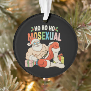 Adorno Ho Ho Ho Mosexual Gay Santa LGBT Orgullo Navidad