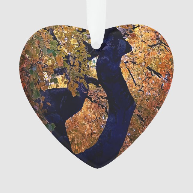 Adorno Hojas amarillas y naranjas (Anverso)