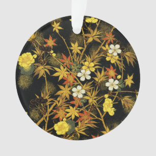 Adorno Hojas japonesas de otoño Antiguo Botánico
