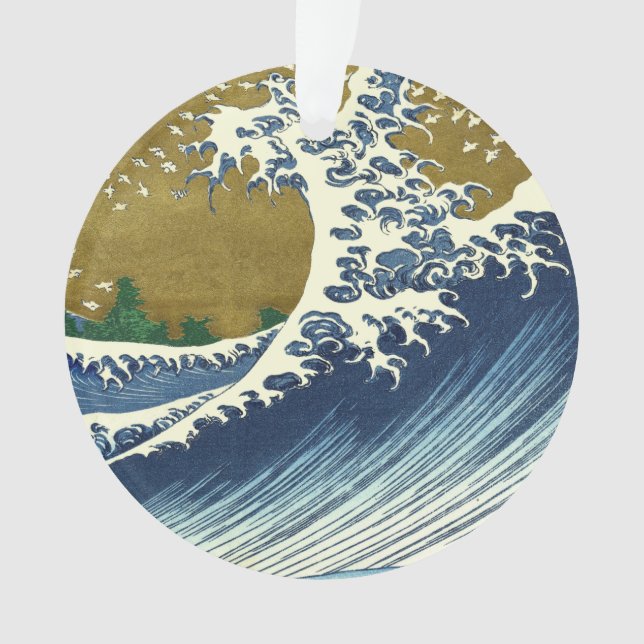 Adorno Hokusai Gran Ola Arte Japonés (Anverso)