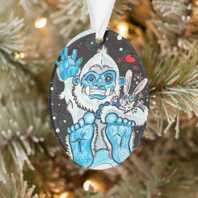 Adorno Holiday Hugs Yeti (Árbol)