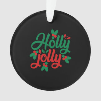 Adorno Holly jolly, un gran regalo de fiesta de Navidades