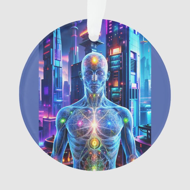 Adorno Hombre del Futuro (Anverso)