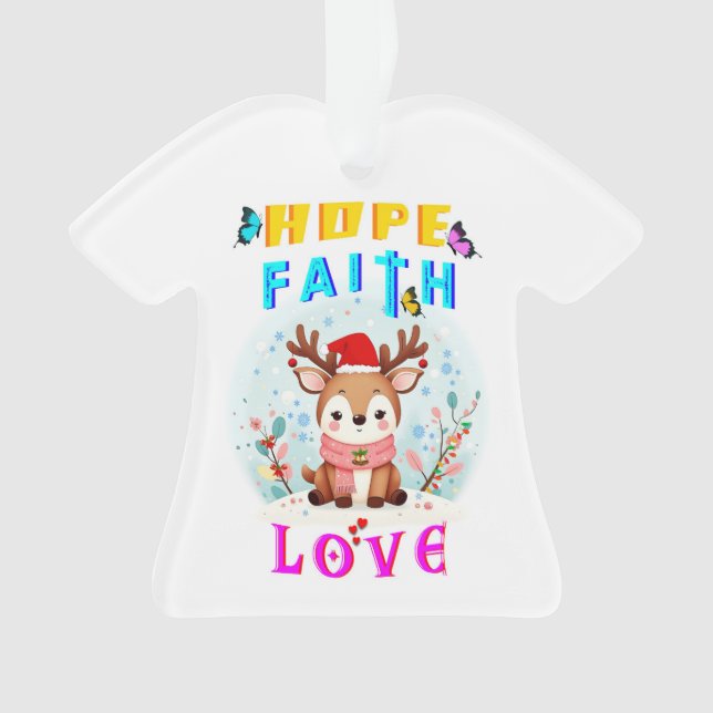 Adorno Hope Faith Love (Anverso)