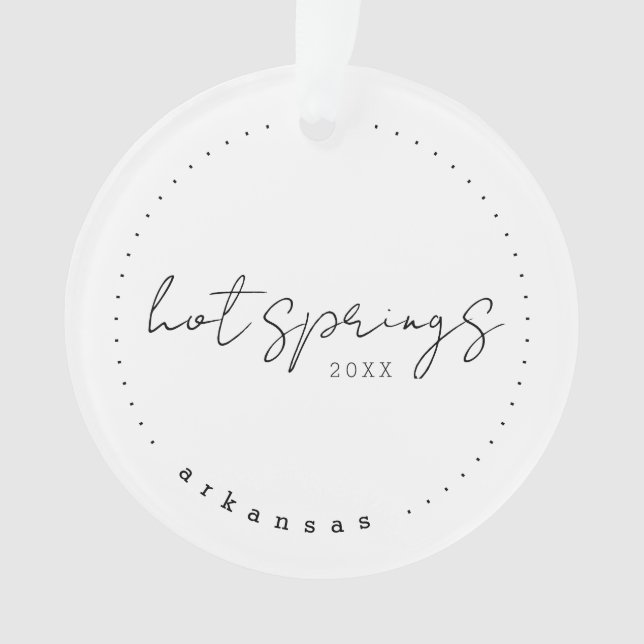 Adorno Hot Springs, Arkansas AR Travel Estados Unidos (Anverso)