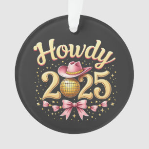 Adorno Howdy 2025 New Year Eve Cowboy Western