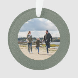 Adorno Hueso de arenque simple sage foto verde