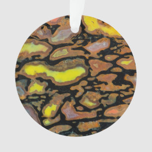 Adorno Hueso de dinosaurio multicolor