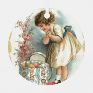 Adorno huevos de pascua victorianos