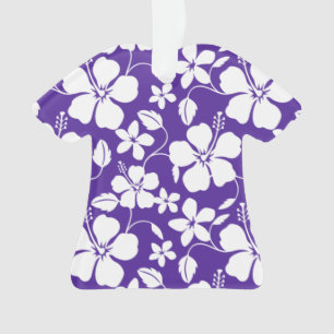 ADORNO HULA HAWAIANA (HIBISCO) PURPURA