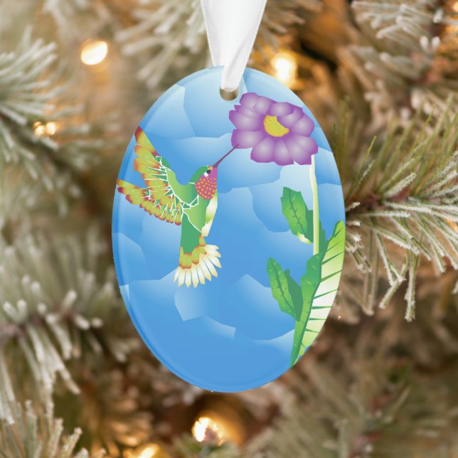Adorno Hummingbird:  Stylized (Árbol)