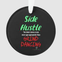 Hustle lateral vs Grind Dancing Neon Green Text