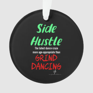 Adorno Hustle lateral vs Grind Dancing Neon Green Text