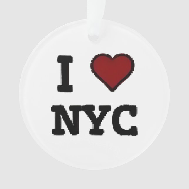 Adorno I Love NYC heart (Anverso)