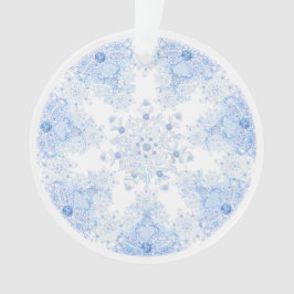 Adorno Ice Blue Snowflake