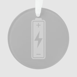 Adorno Icono de potencia de la batería PERSONALIZADO de 
