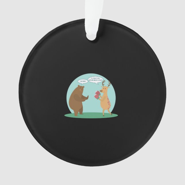 Adorno I'll With My Bear Hands Oh Deer Funny Creative Sty (Anverso)