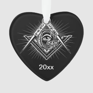 Adorno Iluminati todo viendo símbolo de masón ocular