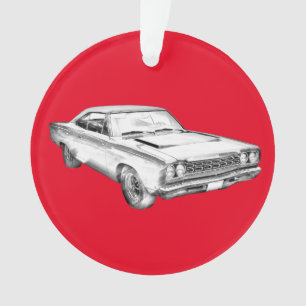 Adorno Ilustracion 1968 del coche del músculo del