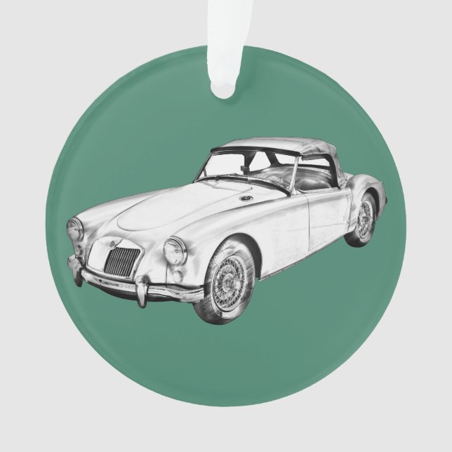 Adorno Ilustracion convertible del coche de deportes de (Anverso)