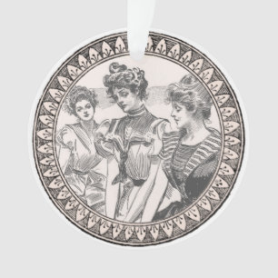 Adorno Ilustracion de Antigüedad de los Chicas Gibson