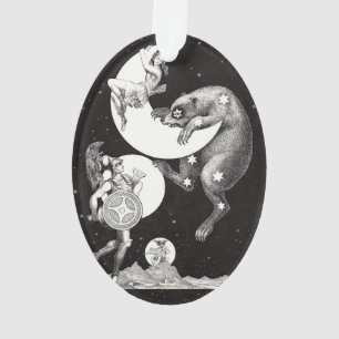 Adorno Ilustración de la Noche del Dios del Universo del 