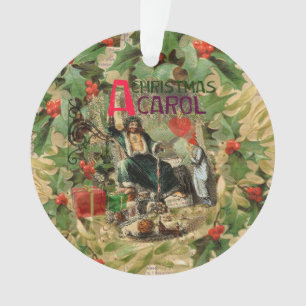 Adorno Ilustración del Fantasma del Navidad Presente Scro