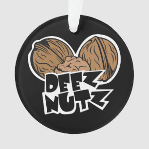 Adorno Ilustracion divertido de Deez Nutz