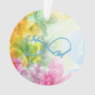 Adorno Ilustrante símbolo Infinity "Hacia el infinito y 