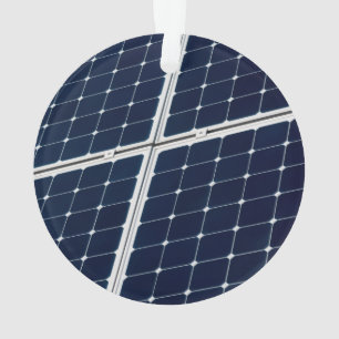 Adorno Imagen divertida de un panel de energía solar