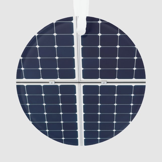 Adorno Imagen divertida de un panel de energía solar (Reverso)