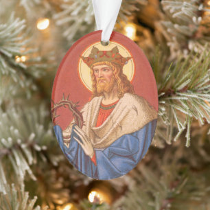 Adorno Imagen doble St. Louis IX the King (PM 05) Acrílic