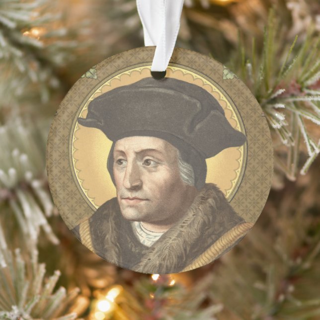 Adorno Imagen doble St. Thomas More (SAU 026) CircAcrylic (Árbol)