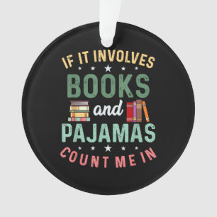 Adorno IMPLICA LIBROS Y PANTALONES DE Pijama CUENTA CONMI