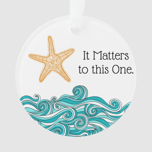 Adorno Importa a esta una estrella de mar (Anverso)