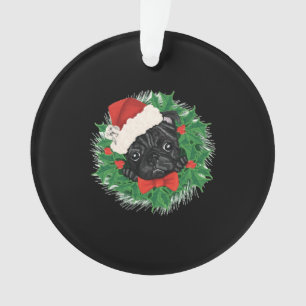 Adorno Impresionante camiseta de Navidades Pug