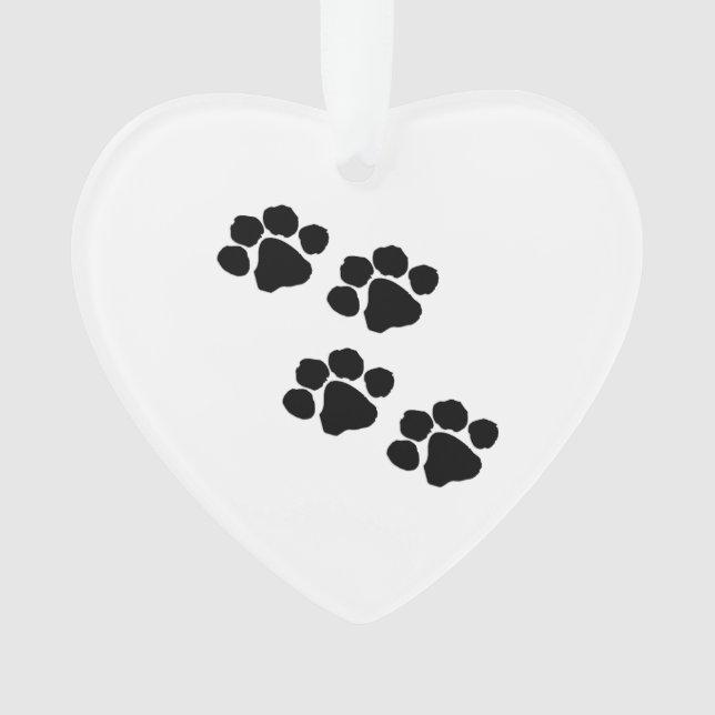Adorno Impresiones de la pata de los mascotas para los (Anverso)