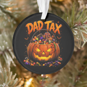 Adorno Impuesto de Papá Divertido Calabaza de Halloween