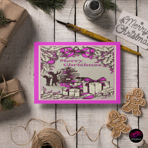 Adorno infantil vintage de Navidad árbol