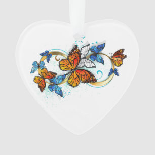 Adorno Infinidad de Mariposas Monarca