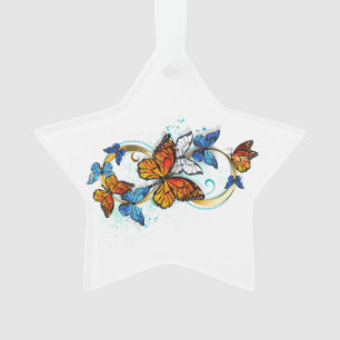 Adorno Infinidad de Mariposas Monarca