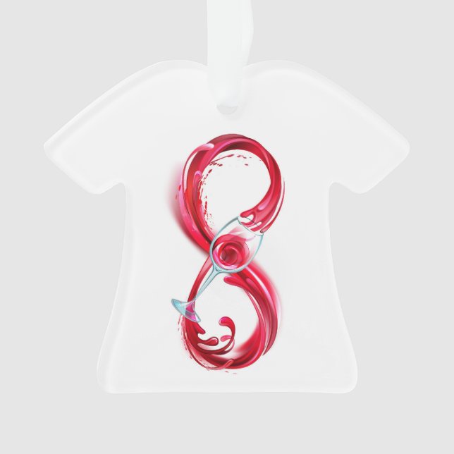 Adorno Infinito con vino Rojo (Anverso)