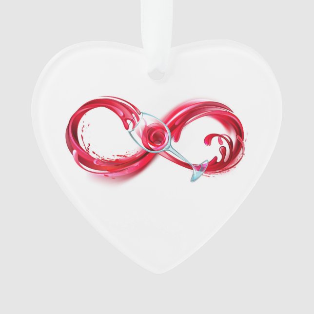 Adorno Infinito con vino Rojo (Anverso)